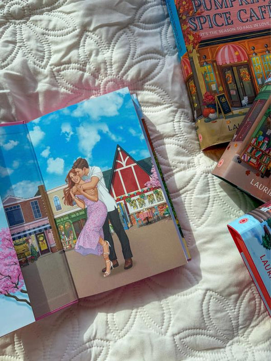 The Strawberry Patch Pancake House (TikTok Exclusive Deluxe Edition) | Sprayed Edges Hardcover | Laurie Gilmore