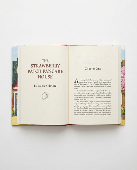The Strawberry Patch Pancake House (TikTok Exclusive Deluxe Edition) | Sprayed Edges Hardcover | Laurie Gilmore