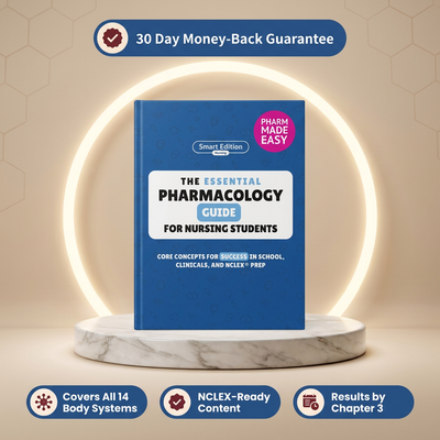 Essential Pharmacology Exam Preparation Book for Nursing Students