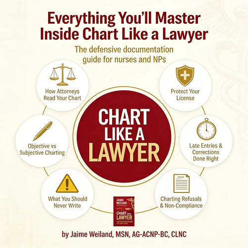 Chart Like A Lawyer: Legal Proof Documentation Guide for Nurses